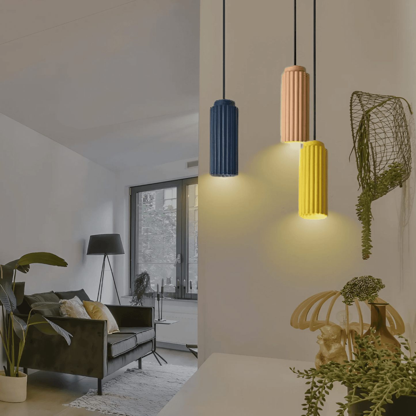 Cylindra - Luxueuse Lampe Suspendue Cylindrique Pour Intérieur Moderne Stylé