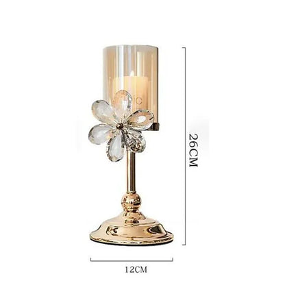 Floroux - Bougeoir en cristal Petal