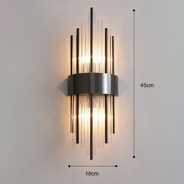 Floroux - Exquise lampe murale LED nordique pour une ambiance de vie élégante