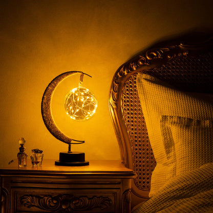 Floroux GLOBE – Lampe à globe en verre chaleureuse et confortable pour une atmosphère de rêve