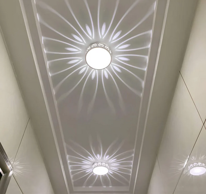 Floroux - Lampe de plafond LED moderne | Éclairage pour l'entrée, le couloir et le balcon