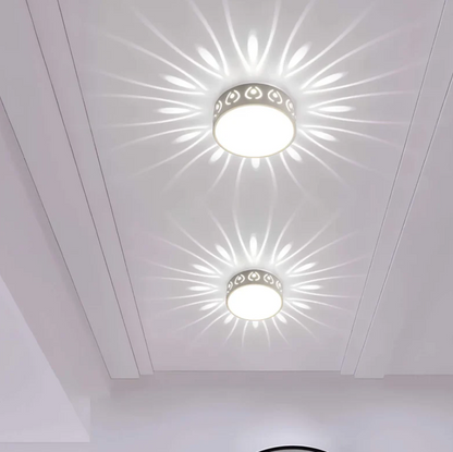 Floroux - Lampe de plafond LED moderne | Éclairage pour l'entrée, le couloir et le balcon