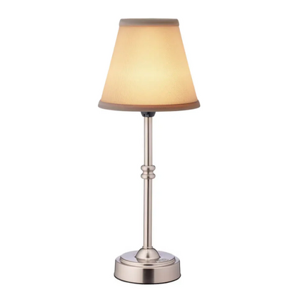 Floroux - Lampe de table rétro sans fil en tissu