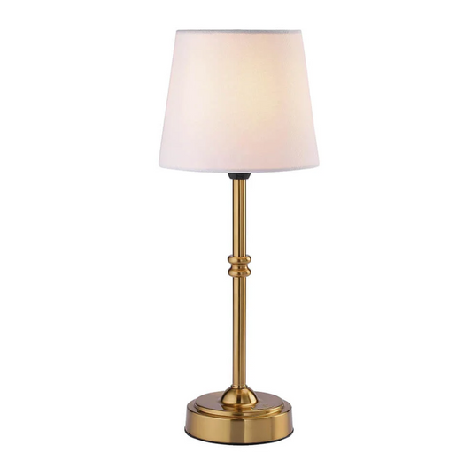 Floroux - Lampe de table rétro sans fil en tissu