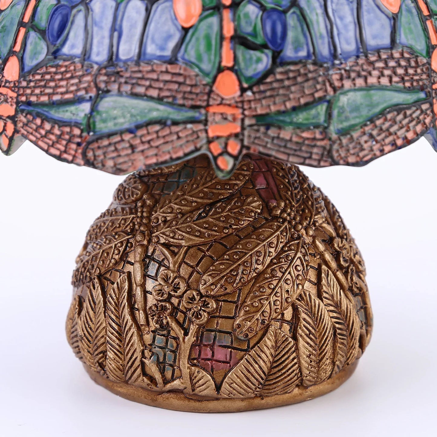 Floroux - Libellule Vitrail Lampe