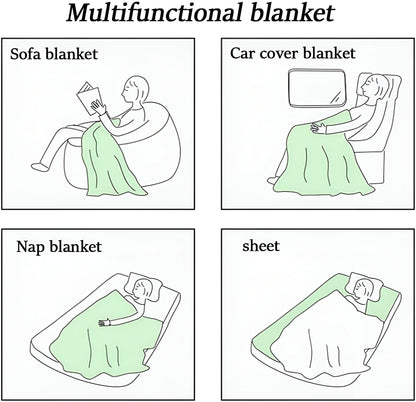 Floroux Blanket Cozy | Warm Transport Blanket | Elegant Design | Comfortable Snuggly Blanket