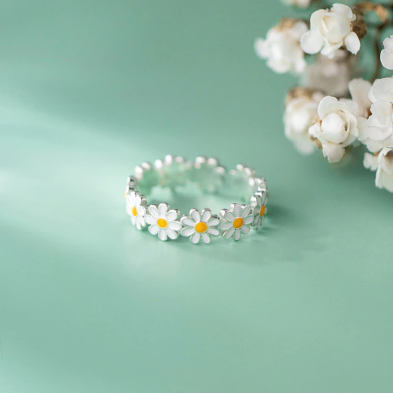 Charming & Chic Bague Fleur Marguerite