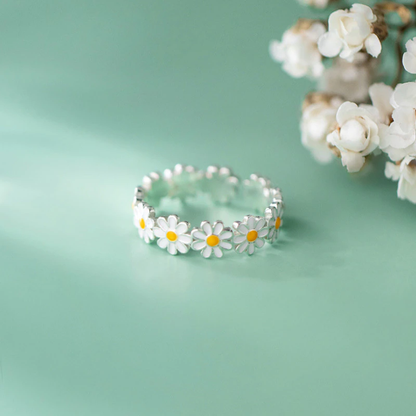 Charming & Chic Bague Fleur Marguerite