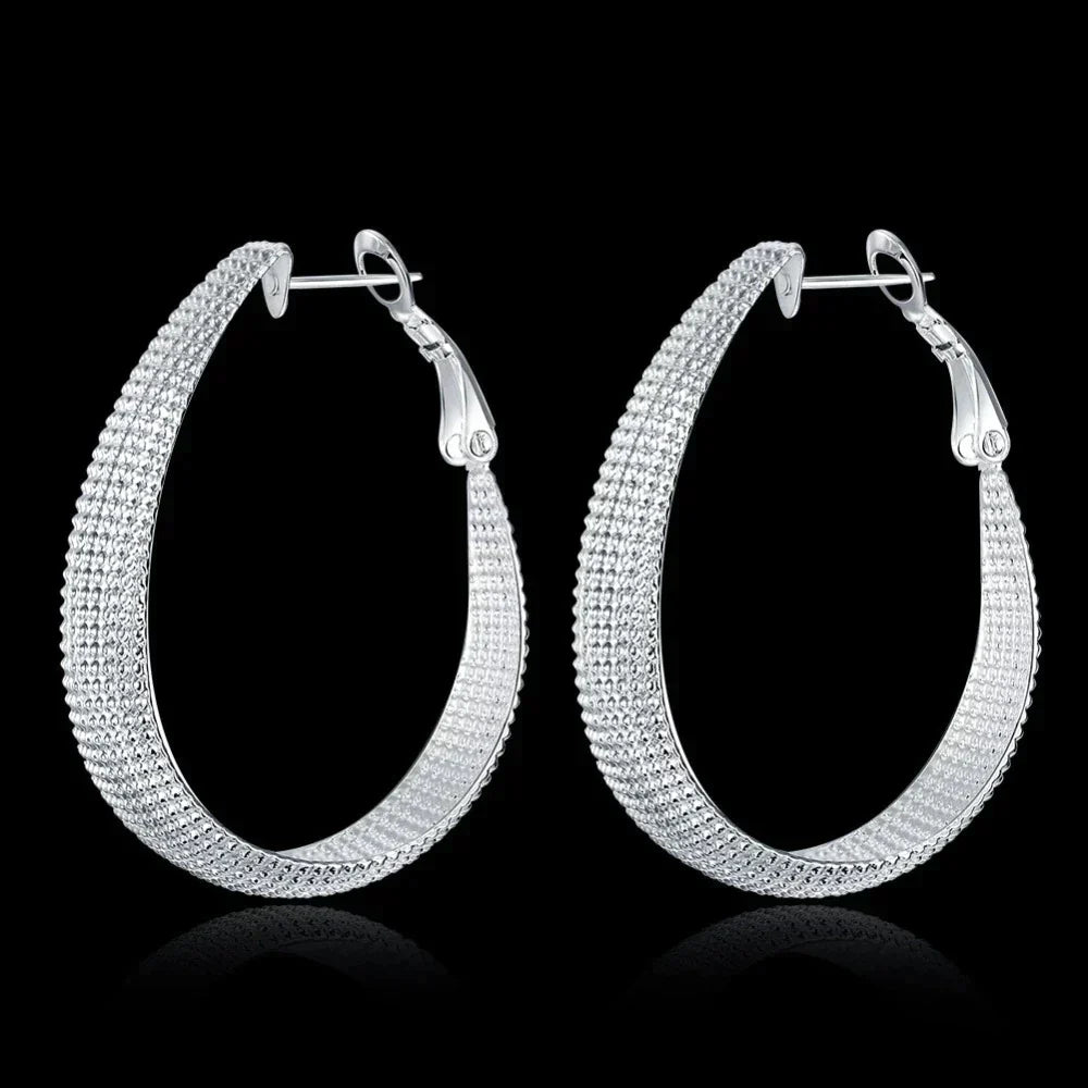 Boucles d'oreilles en argent élégantes d'Europe | Parfait pour chaque moment et chaque occasion !