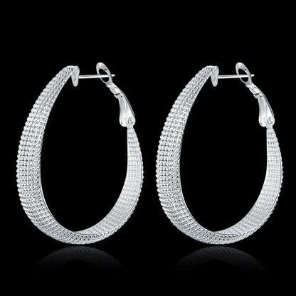 Boucles d'oreilles en argent élégantes d'Europe | Parfait pour chaque moment et chaque occasion !