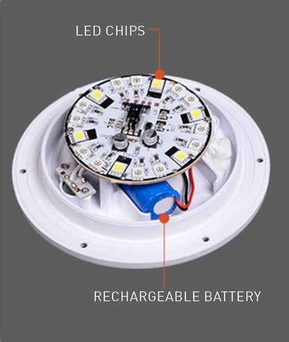 Lampe de table LED sans fil Moon avec batteries rechargeables