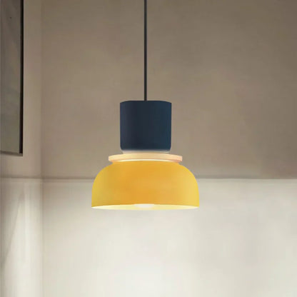 Floroux Luminaire Pendentif Scandinave à Blocs de Couleurs