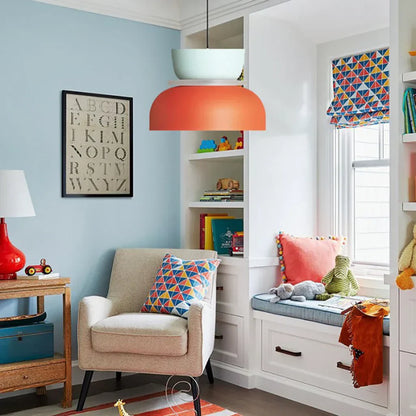 Floroux Luminaire Pendentif Scandinave à Blocs de Couleurs