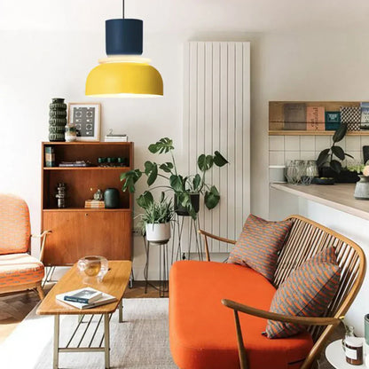 Floroux Luminaire Pendentif Scandinave à Blocs de Couleurs