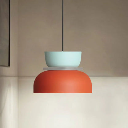 Floroux Luminaire Pendentif Scandinave à Blocs de Couleurs
