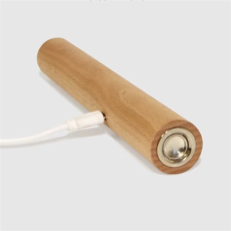 ÉclatBois - Lampe murale en bois rechargeable
