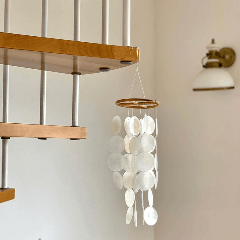 Floroux Mobile de chambre de bébé fait à la main | Mobile coquillage | Sons apaisants