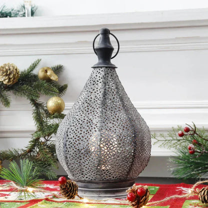 Floroux Élégance | Lampe de table marocaine – Éclairage stylé pour une atmosphère accueillante