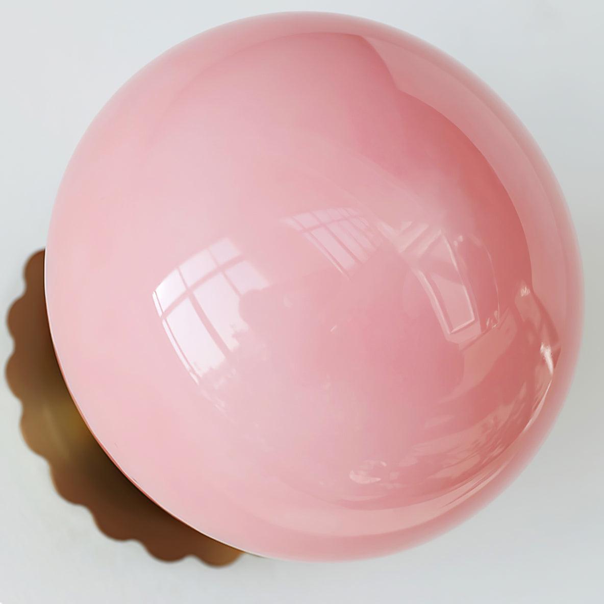 Floroux design mural en métal et en verre avec éclairage doux