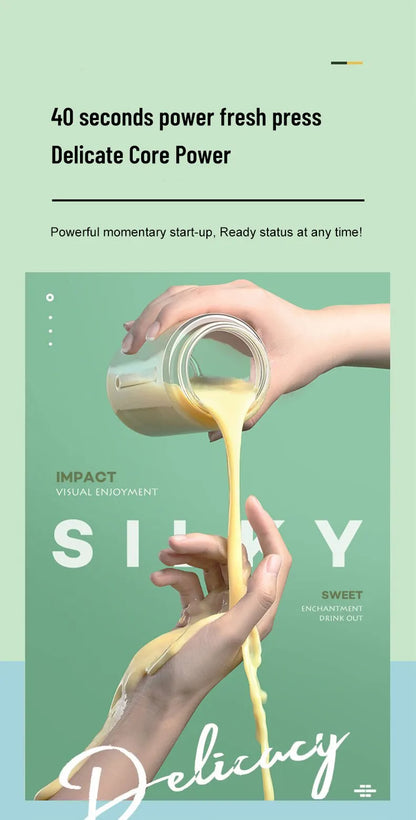 BlendMaster Portable – Centrifuge à jus électrique pour usage domestique