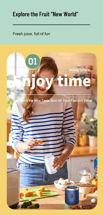 BlendMaster Portable – Centrifuge à jus électrique pour usage domestique