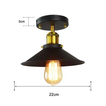 Floroux - Lampe de plafond vintage