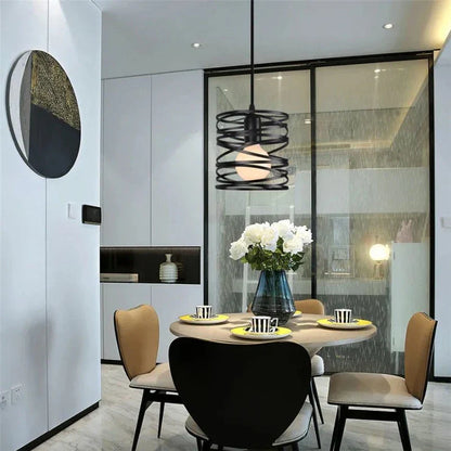 Floroux - Lampe spirale vintage