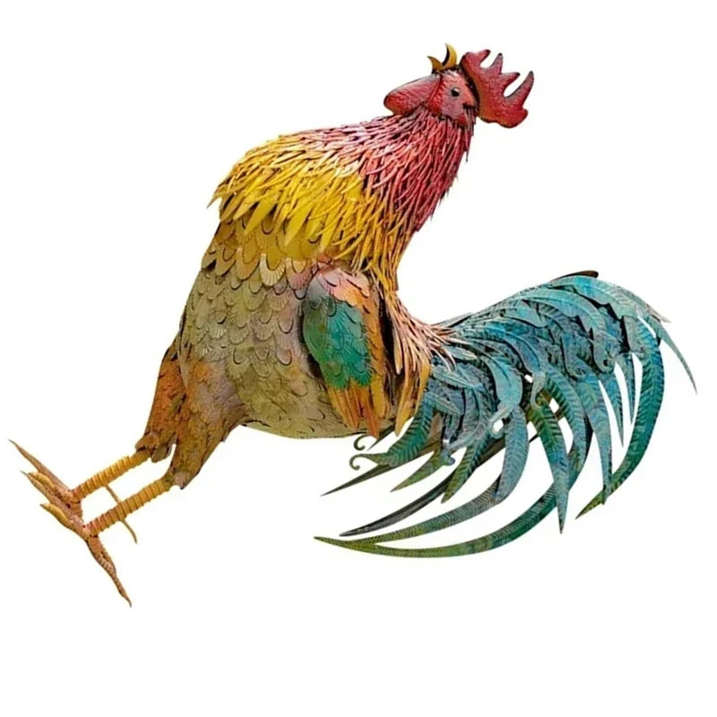Floroux - Sculpture de coq pour le porche