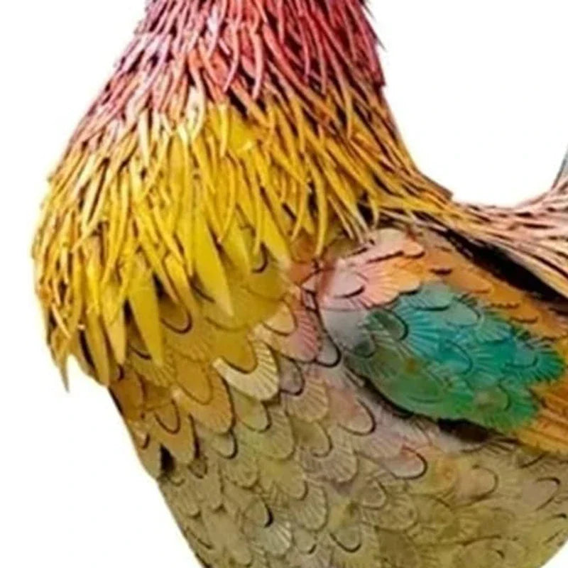 Floroux - Sculpture de coq pour le porche