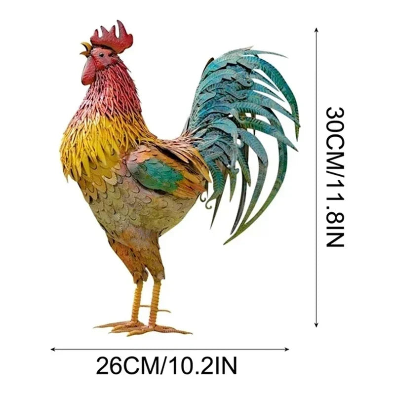 Floroux - Sculpture de coq pour le porche