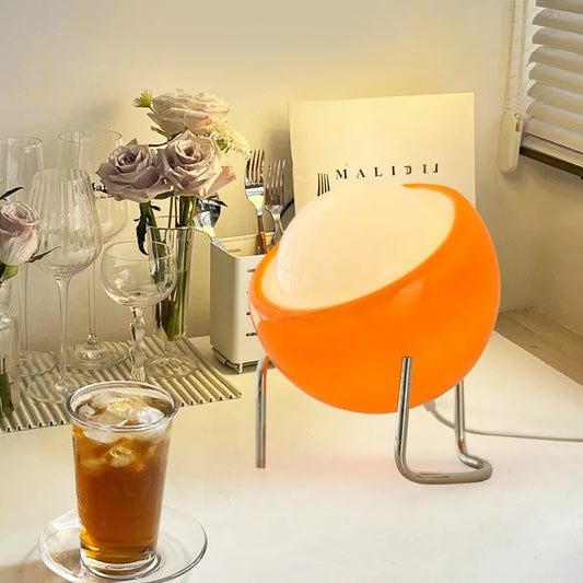 Floroux - Lampe en verre médiévale