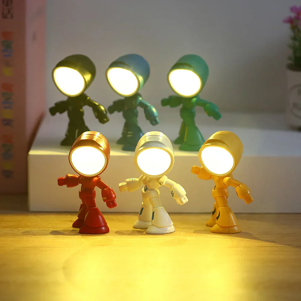 Floroux - Lampe de table robot mignonne