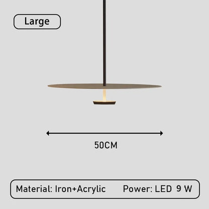 Floroux - Applique suspendue minimaliste élégante pour une atmosphère chic et moderne
