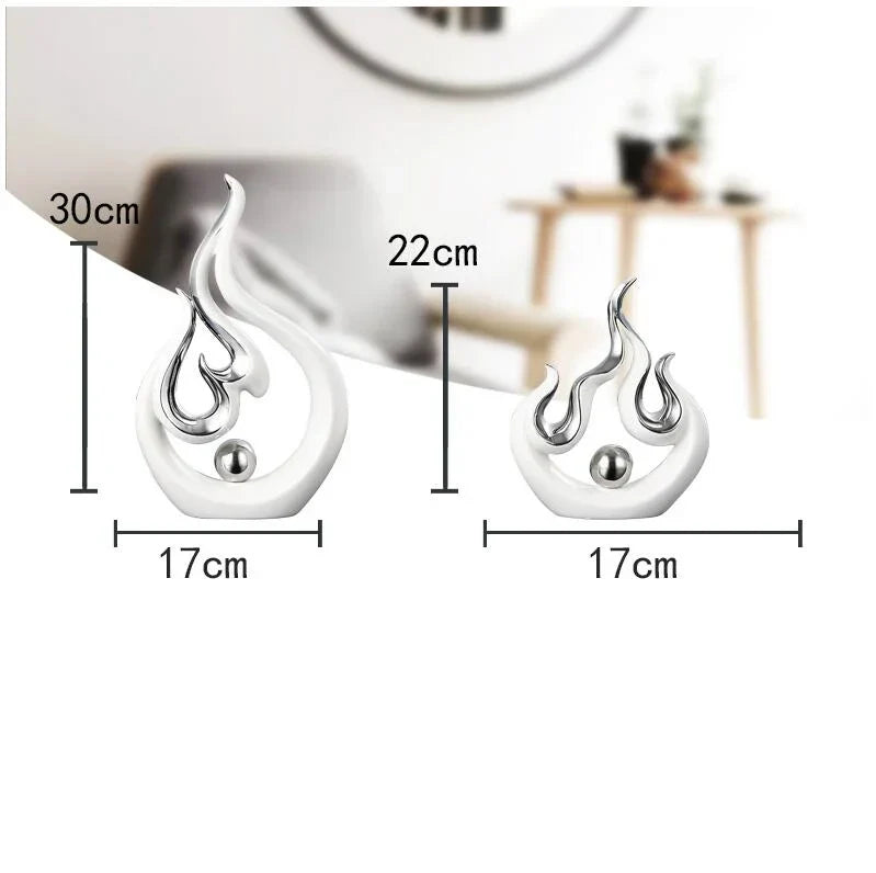 Floroux - Décoration en forme de feu