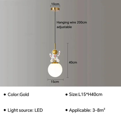 Floroux - Lampe Astronaute