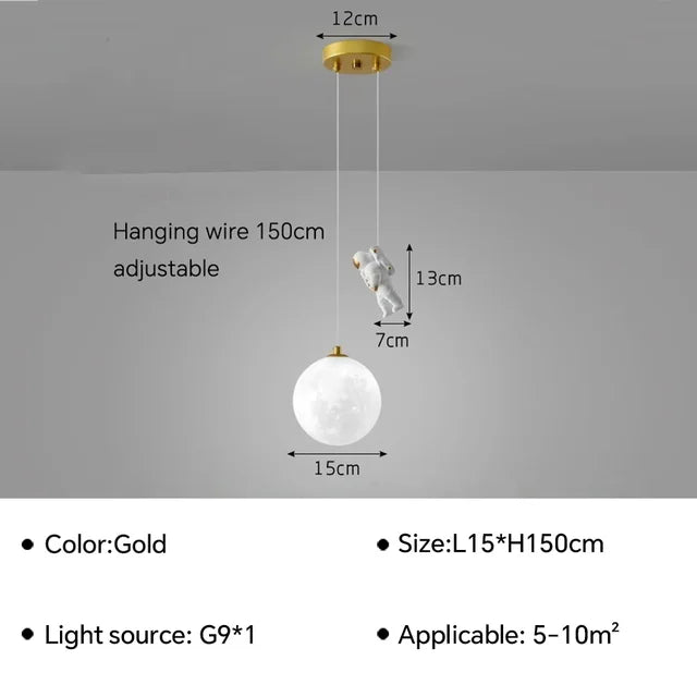 Floroux - Lampe Astronaute