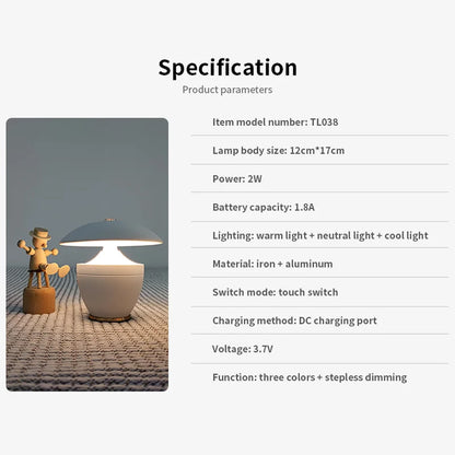 Floroux  -  petite lampe de bureau lumière