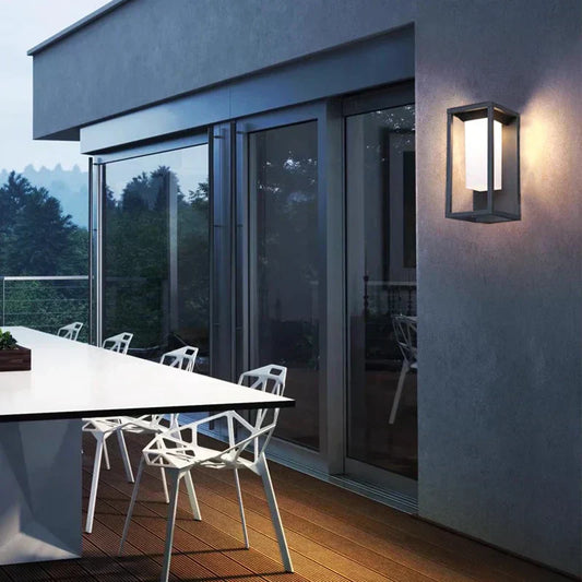 RayonChic Lampe extérieure - Élégante lampe murale LED pour éclairage extérieur