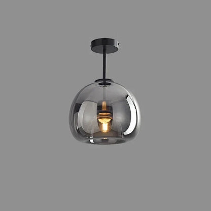 ClairLumière - Lampe de Plafond en Verre Minimaliste