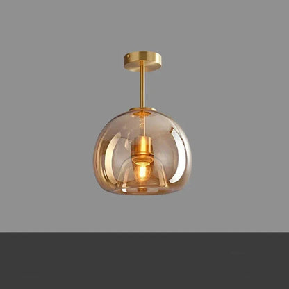 Transparence - Plafonnier en verre moderne