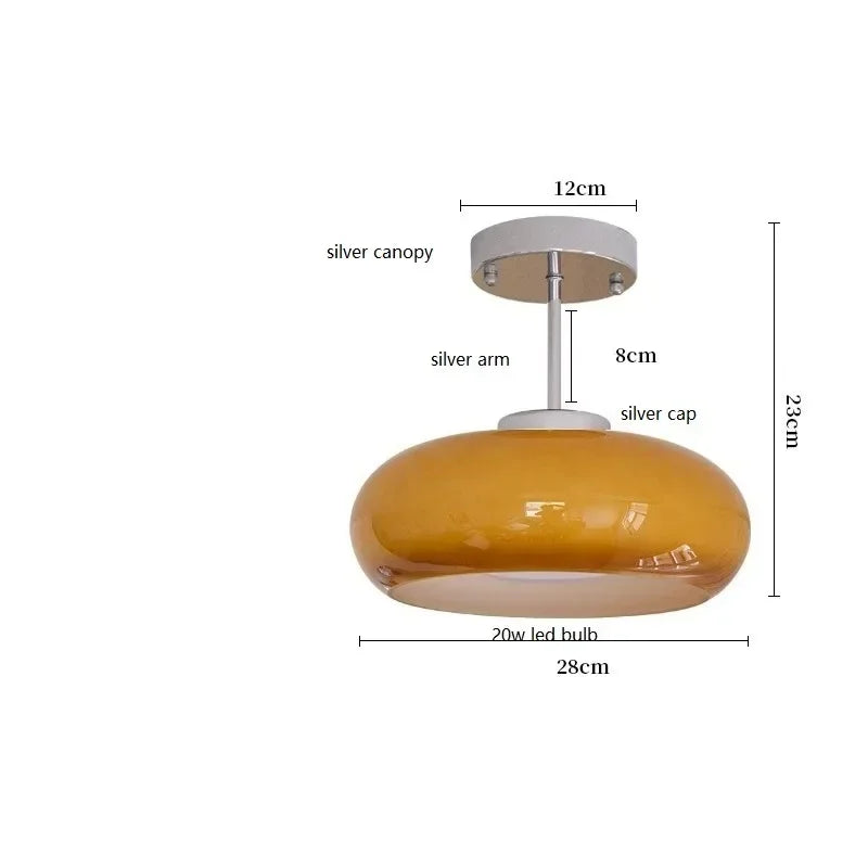 Floroux -   Luminaires suspendus LED en verre