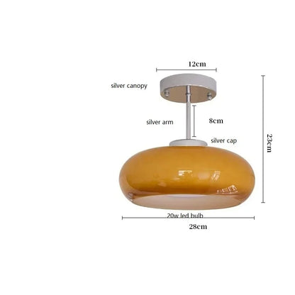 Floroux -   Luminaires suspendus LED en verre