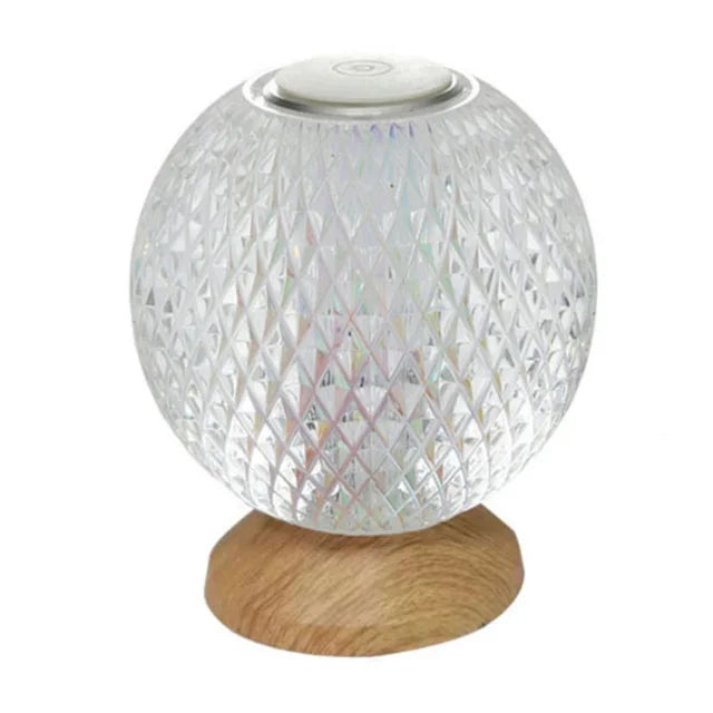 Chic Lampe de Table en Cristal – Éclairage de Luxe Sans Fil