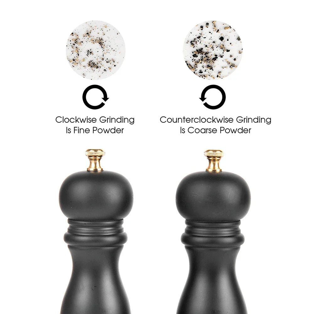 FlavoLux - Ensemble de moulins à sel et à poivre modernes pour assaisonner sans effort