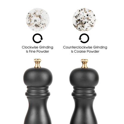 FlavoLux - Ensemble de moulins à sel et à poivre modernes pour assaisonner sans effort