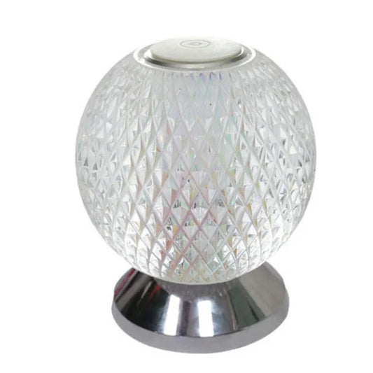 Floroux - Lampe de table en cristal sans fil moderne