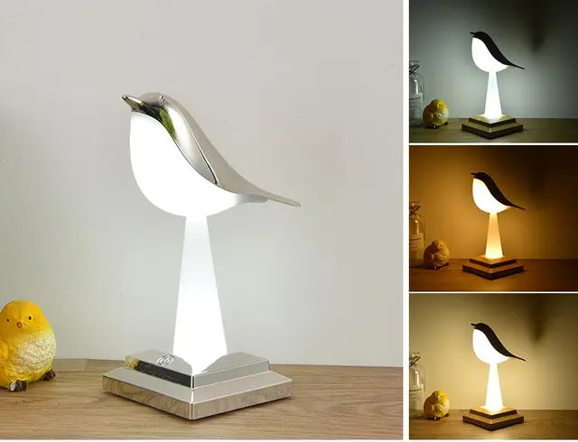Floroux - Lampe de table Oiseau Écureuil