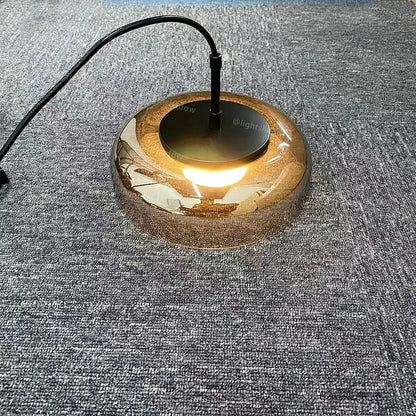 Floroux - Lampe suspendue moderne en verre