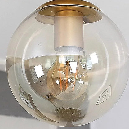 VerreLumi – Lampe de Plafond en Verre Moderne