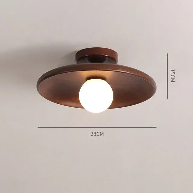 Floroux - Lampe suspendue en bois rayonnant